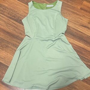 Chic Mint Green Sleeveless Mini Dress